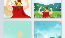 超人背影图片,守护正义的背影传奇