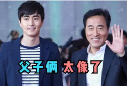 明星父子照片对比,明星父子同框，时光见证成长变迁